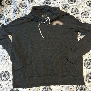 Well Worn || Like-New Rainbow Cowlneck 🌈